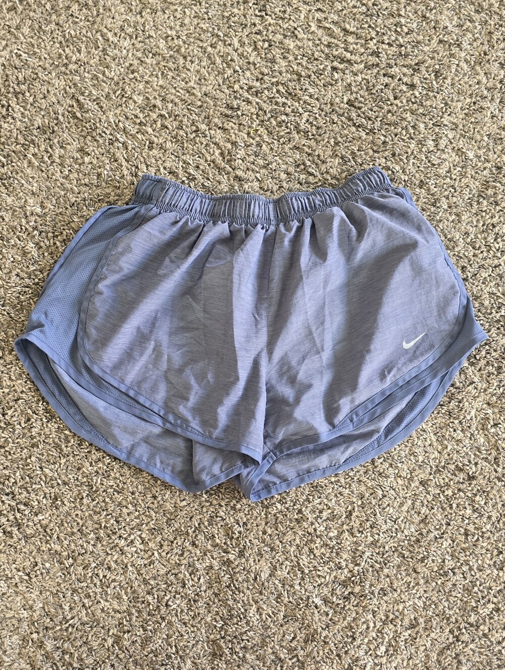 Nike Women's Light Blue Running Shorts
